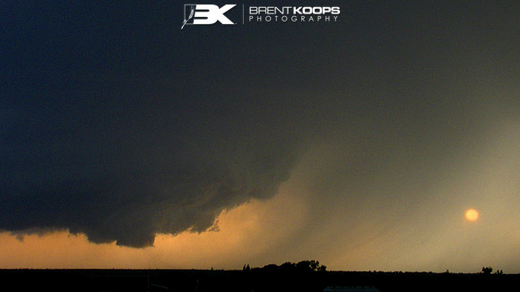 Supercell Sunset