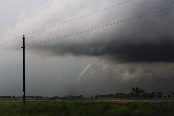 Stovepipe tornado near Alpena, SD